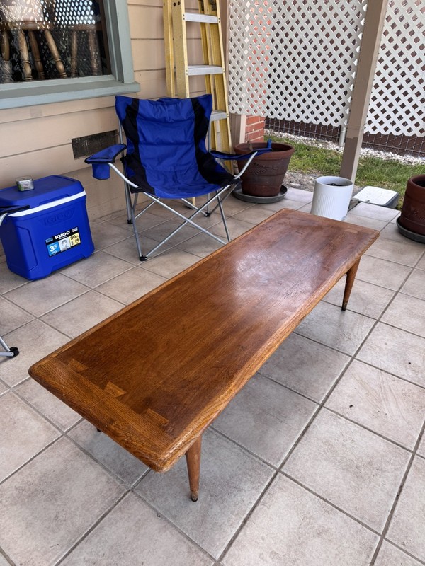 Vintage Mid Century Lane Acclaim Dovetail Walnut Coffee Table gallery