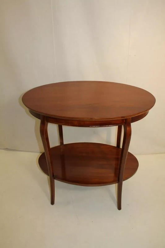 Great Oval Mahogany Side sofa Table, c. 1920