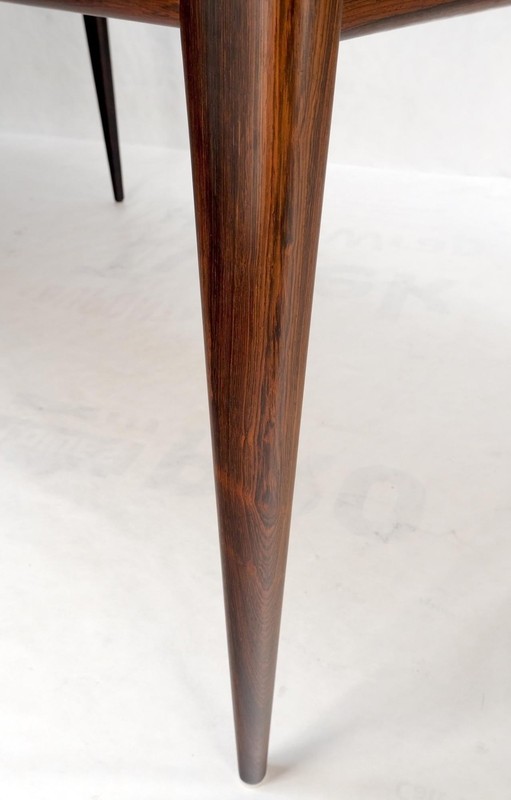 Danish Mid-Century Modern Moller Solid Rosewood Refectory Dining Table Mint! gallery