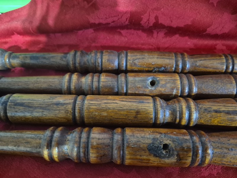 4 Vintage Oak Table Legs gallery