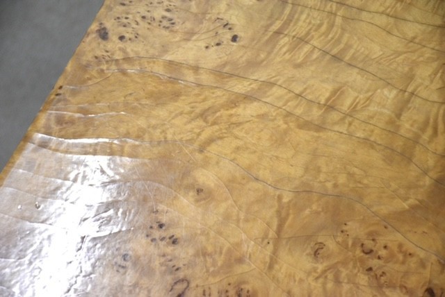 Burl Cube End Table by Milo Baughman gallery