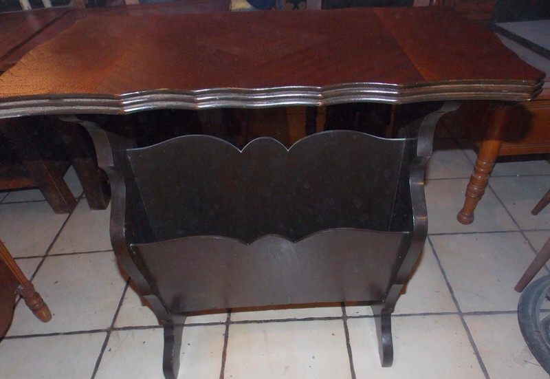 Walnut Inlaid Magazine Rack End Table / Side Table (MRT-3) gallery