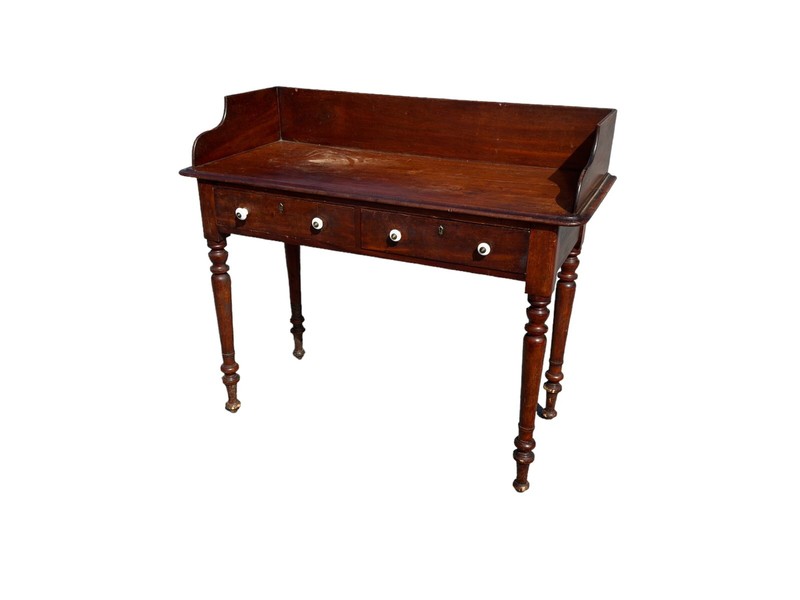 Antique hunt board sheraton foyer table two drawer stand gallery 1820 walnut gallery
