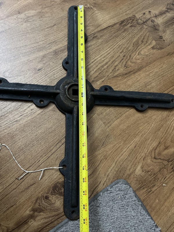 Antique Cast Iron Table Base Bistro Bar Repurpose Steampunk gallery