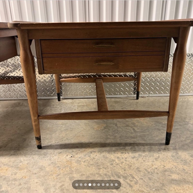 Mid Century Modern Vintage Pair Of End Tables Unknown Designer gallery