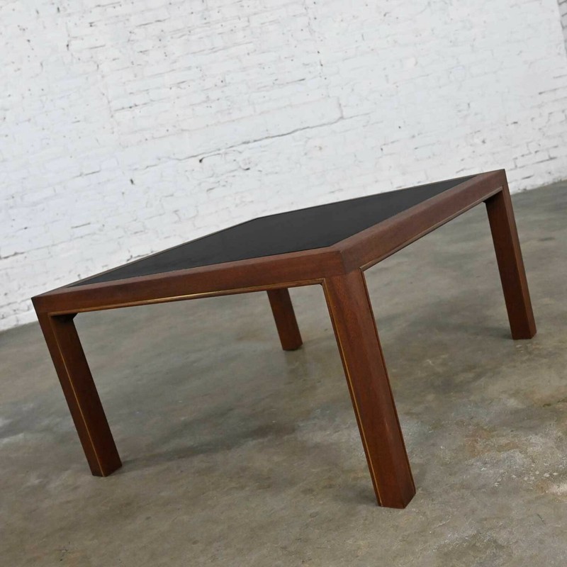 MCM Dunbar Coffee or End Table Square Parsons Style by Edward Wormley gallery