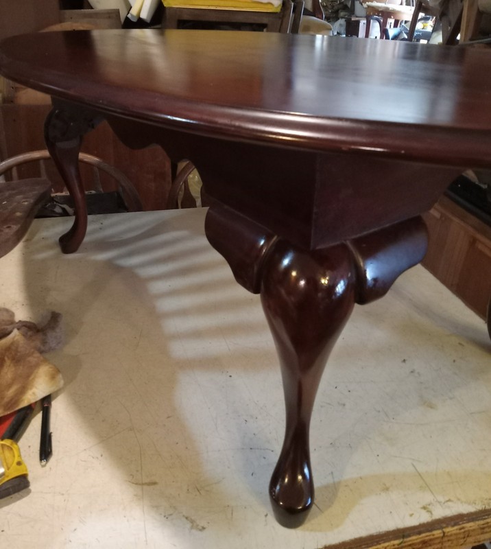 Mid Century Cherry Oval Coffee Table (CT446) gallery
