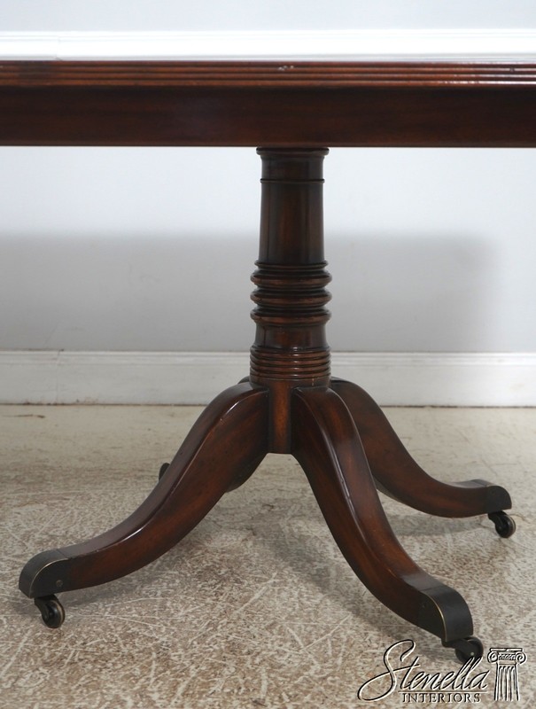 L73193: THEODORE ALEXANDER Double Pedestal Mahogany Dining Table gallery