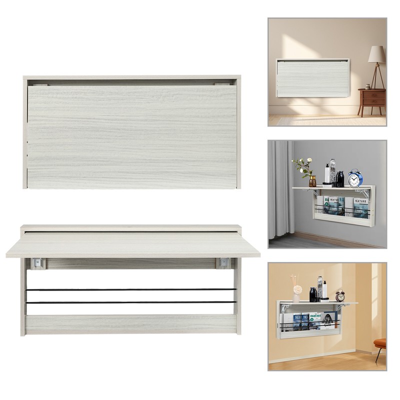 Wall Mounted Folding Table Light Gray Fold Down Table Wall Mounted Home gallery