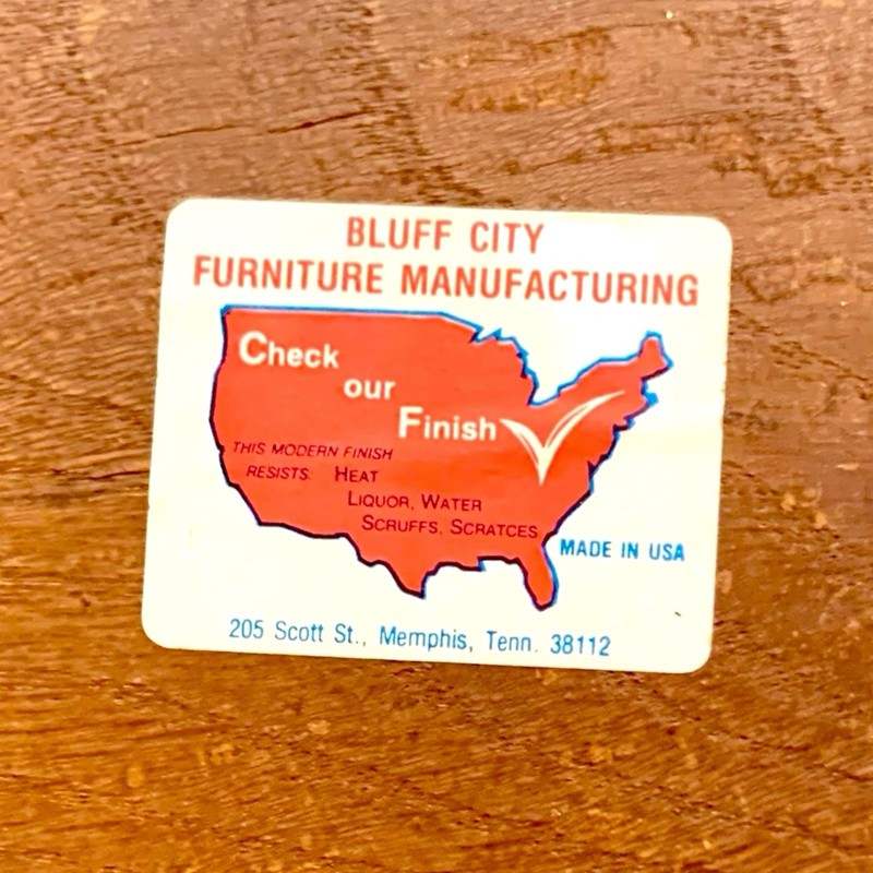 Butler Tray Table with Folding Stand by Bluff City Furniture Vintage Decor gallery