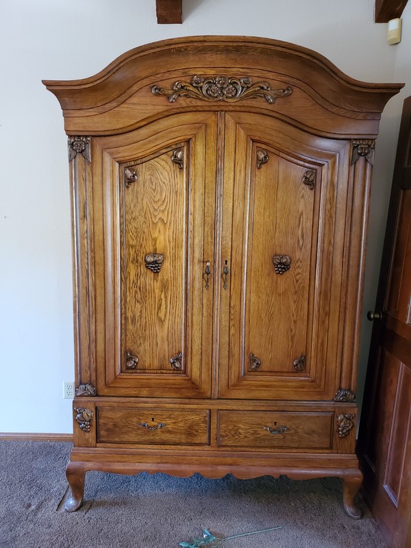 Antique Armoire - Hutch - End table set gallery