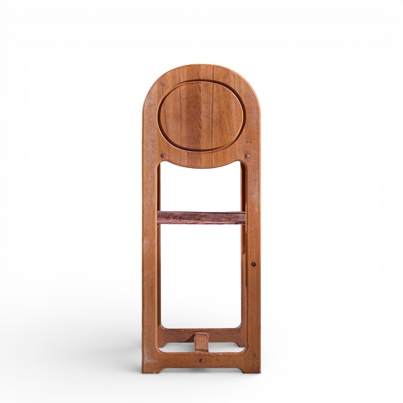 Mid Century Danish Teak Tambour Door Foyer Entry Console Phone Table gallery
