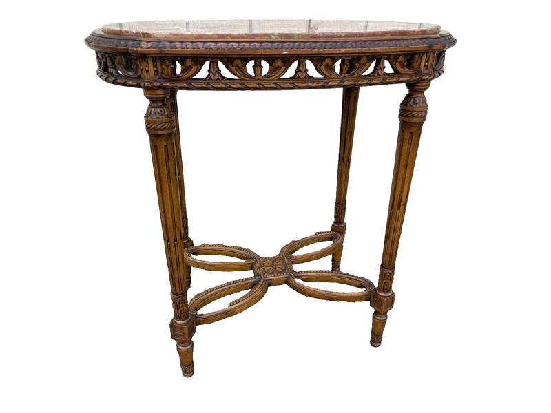 66898 Marble Top Decorator Lamp Table Stand gallery