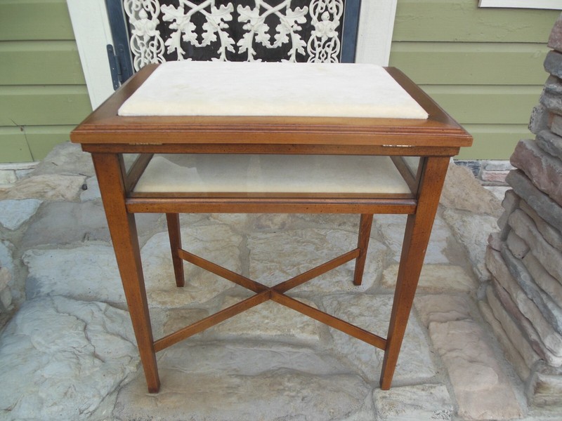 Vintage BRANDT Table Display Cabinet Case 20" x 18" x 13" Nice!