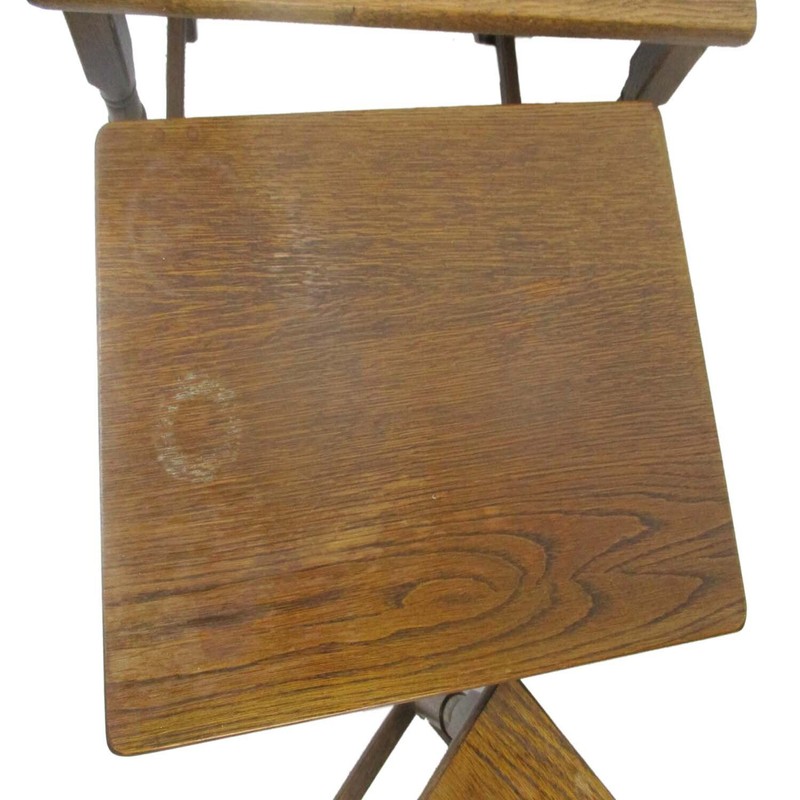 Set of 3 Wood Stacking Nesting Tables Vintage Mid Century Oak gallery