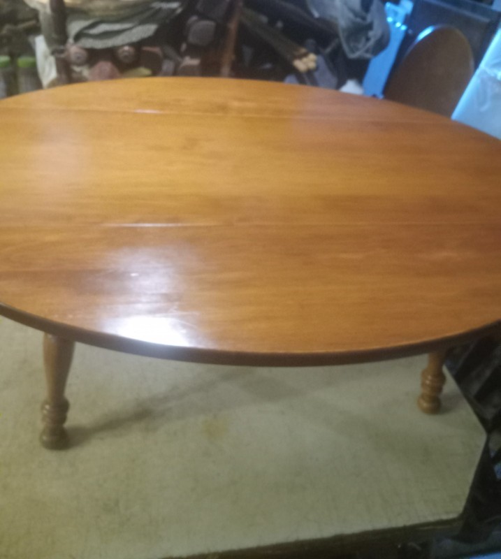 Mid Century Maple Sprague & Carleton Dropleaf Coffee Table gallery