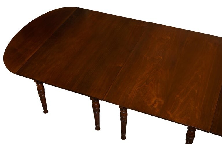 Rare Gillows Lancaster 1789-1795 George III American Walnut Dining Table gallery