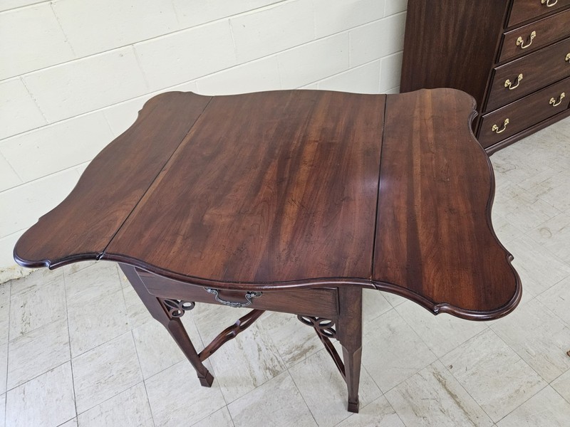 END TABLE FLIP TOP DREXEL HERITAGE CHERRY gallery