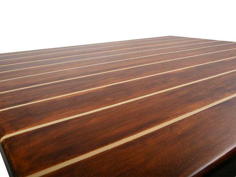 Riva-Inspired Nautical Table – Elegant 40-Inch Design gallery