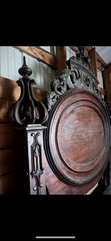 Mitchell & Ramlessberg 3 Piece Rosewood Bedroom Set Circa 1840’s! Amazing! gallery