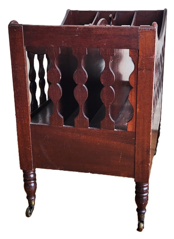 Library CANTERBURY Stand, Music Stand, c1820, Duncan Phyfe, NYC, Mahogany, 21"t gallery