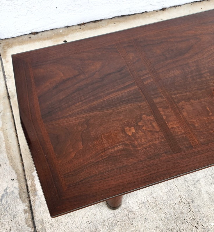 MCM Johnson Hadley Walnut Coffee Table Mad Men Eames Era gallery