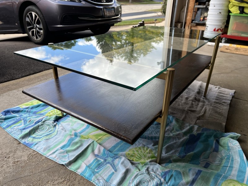 Mid-Century Art Display Coffee Table