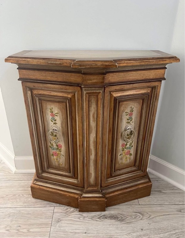Heritage French Style Painted Decorated Console Table 1960