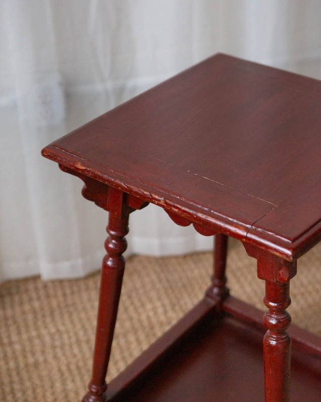 Antique Painted Oak Side Table gallery