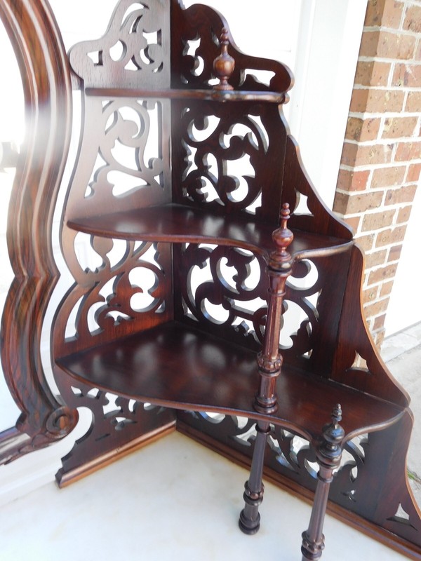 SUPERIOR VICTORIAN J & JW MEEKS ROSEWOOD DRESSING TABLE gallery