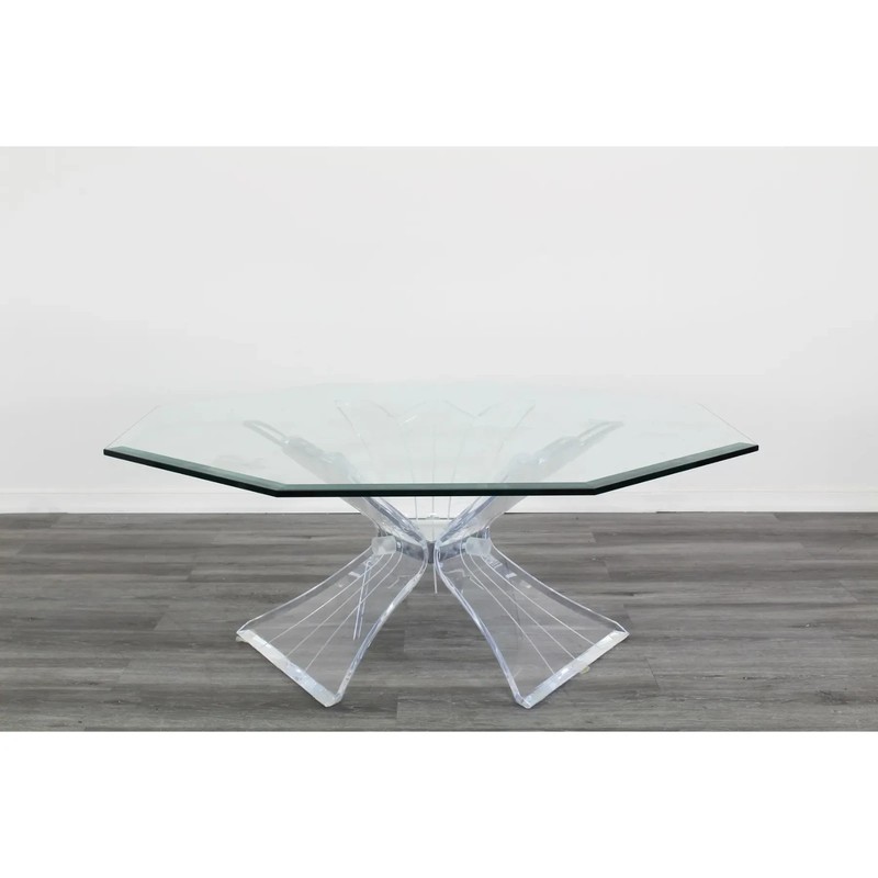 Vintage Lucite Butterfly Coffee Table, Lucite Table, Lucite Coffee Table gallery