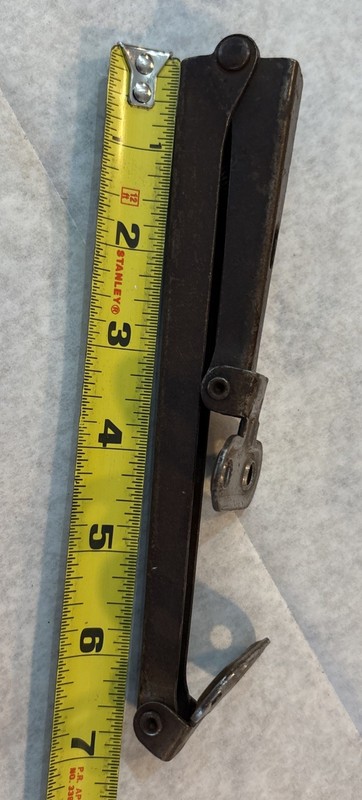 10 INCH VINTAGE DROP LEAF TABLE SUPPORTS, SPRING LOADED HINGE gallery