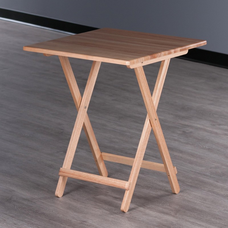 Winsome Delayne Folding Table in Natural Finish gallery