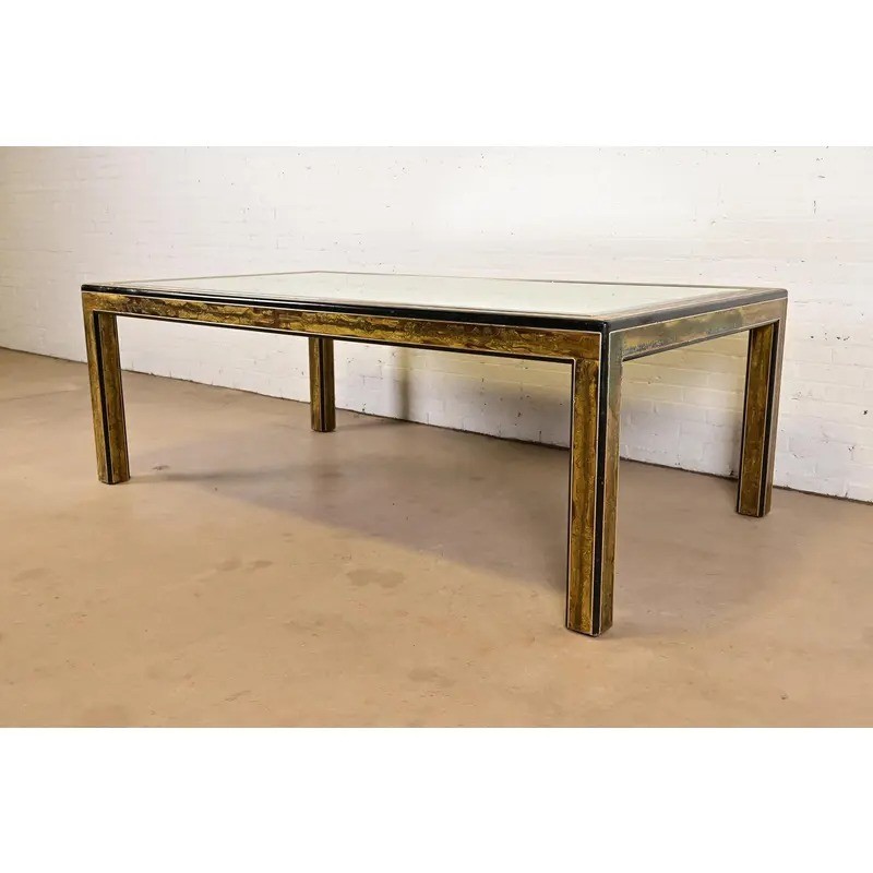 Bernhard Rohne for Mastercraft Hollywood Regency Dining Table, Circa 1970s