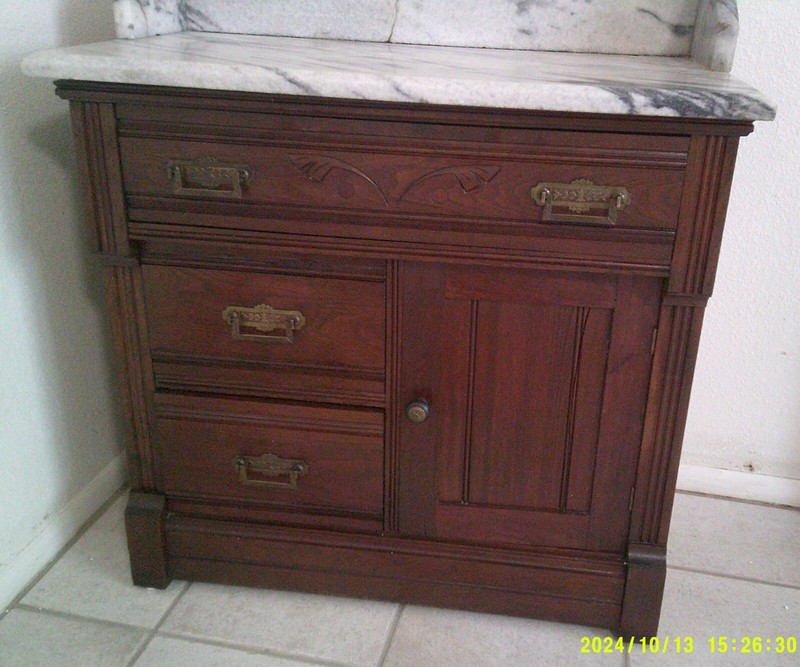 Eastlake Marble top, Commode, Dry Sink, Wash table, @1880