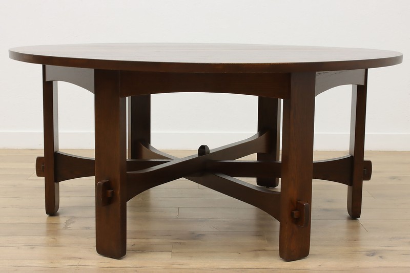 Arts & Crafts Mission Oak 66" Craftsman Dining or Game Table #53664 gallery