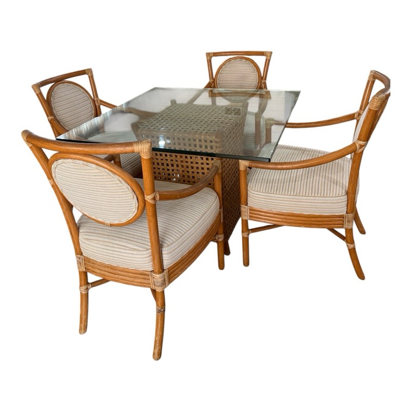 McGuire Orlando Diaz-Azcuy dining table Set gallery