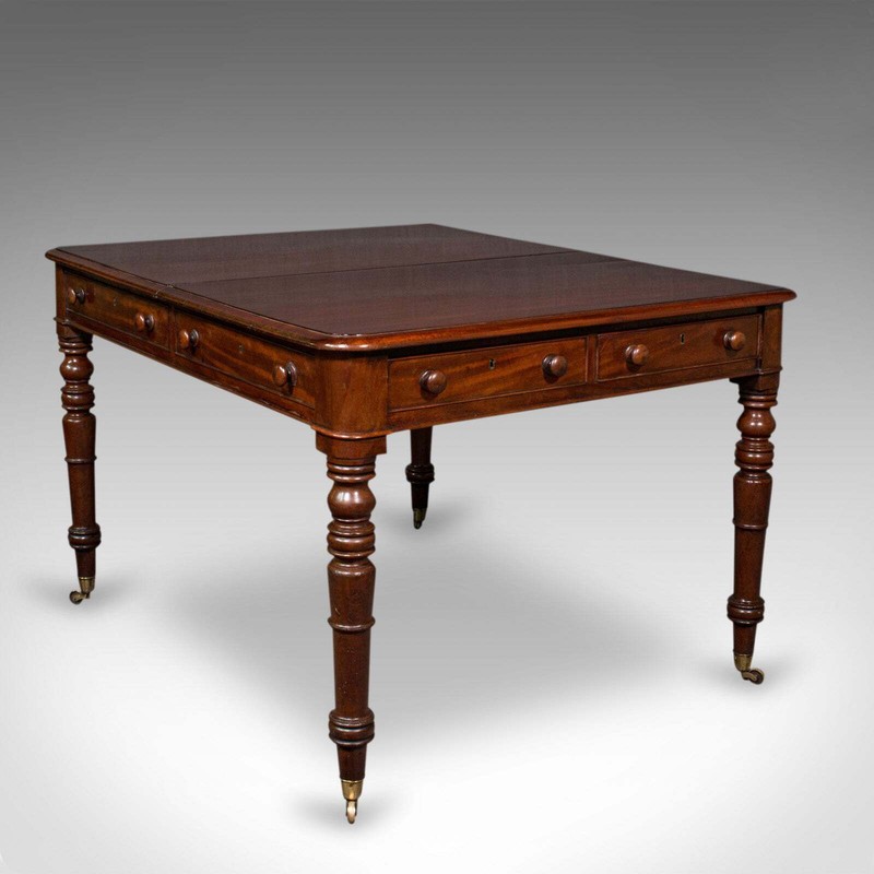 Antique Cartographer’s Folio Table, English, Lift Over, Library, Desk, Georgian