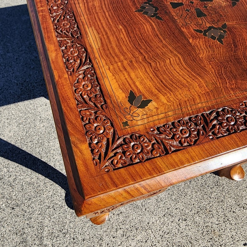 Anglo Indian Walnut Side Tables Pair gallery