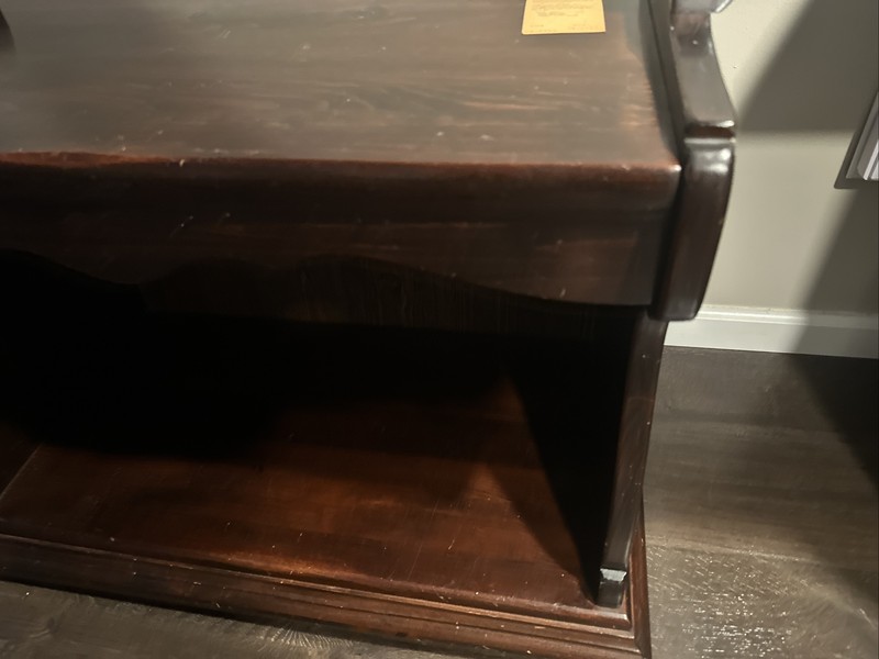 Ethan Allen Pine Rolling Stand Item # 12-9016 - 32" L gallery