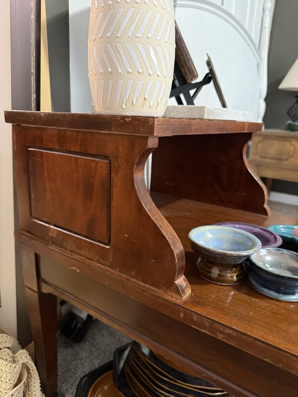 Pair Vintage Mersman End Tables Wood Side Tables Matching Set Pickup gallery