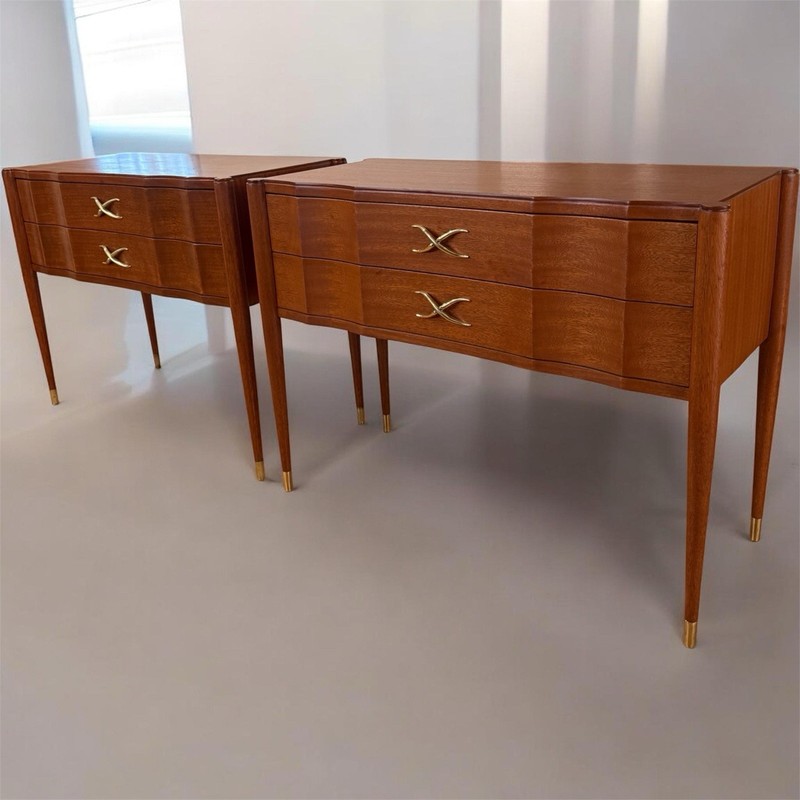 Set Of Paul Frankl Continental Comodes / Console Table