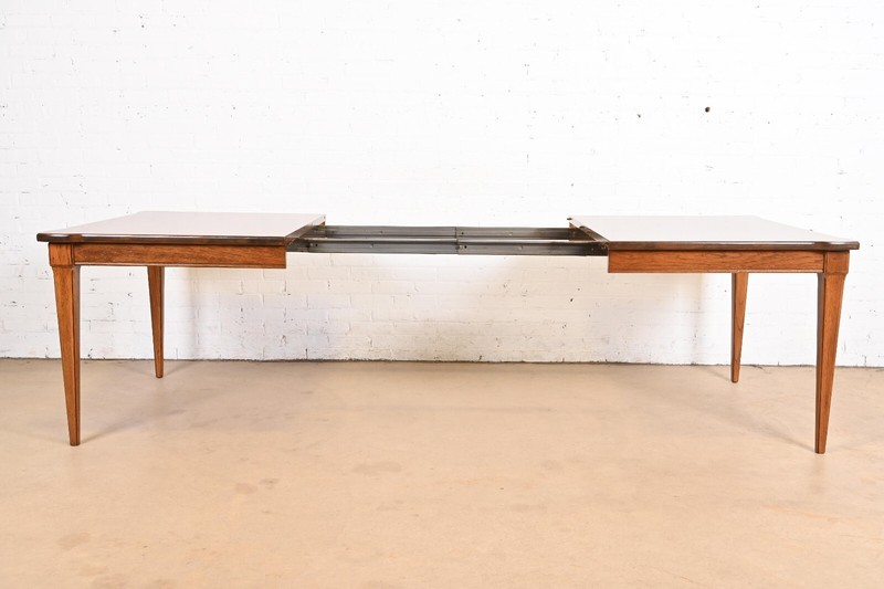 Thomasville French Regency Louis XVI Pecan Wood Dining Table, Refinished gallery