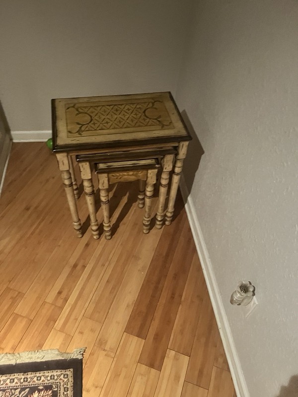 Florentine Vintage Italian Gilded Nesting Tables, Set of 3 gallery