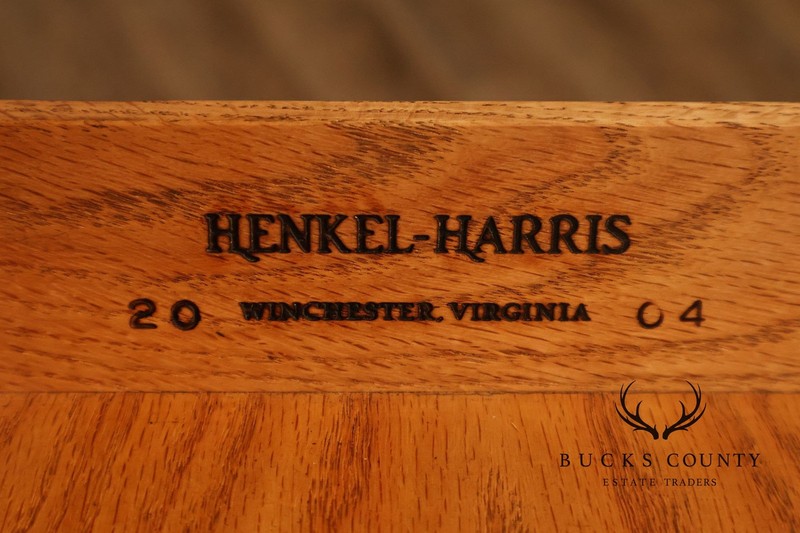 Henkel-Harris Hepplewhite Style Pair Of Mahogany Pembroke Drop Leaf Side Tables gallery