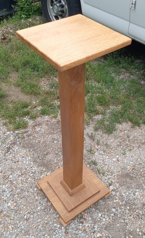 Oak Mission Plant Stand / Fern Stand (PS297) gallery