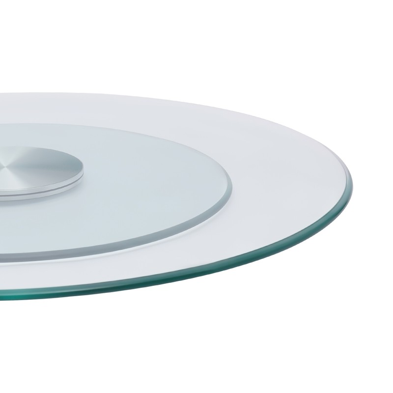 23.62inch Round Turntable, Tempered Glass Rotating Tray Serving Plate gallery
