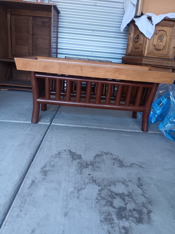 VINTAGE ORIENTAL ALL WOOD COFFEE TABLE gallery