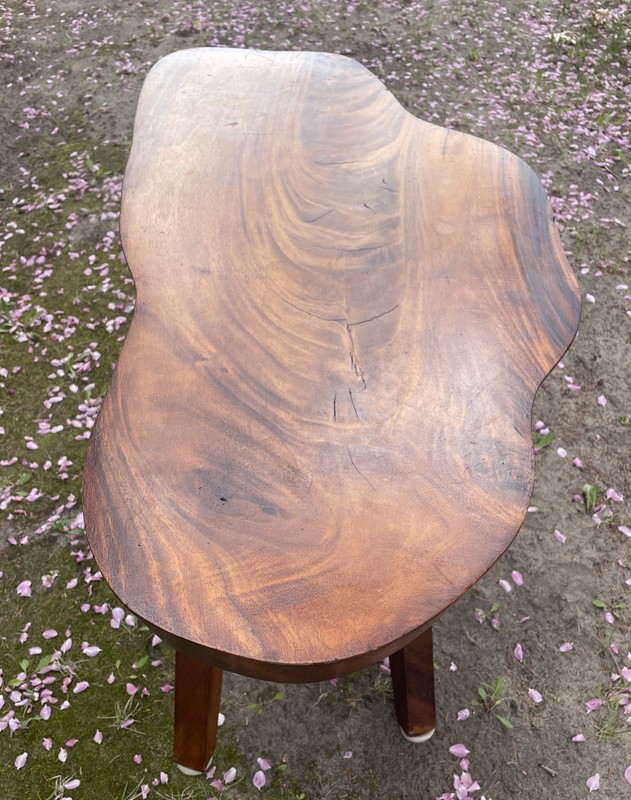 Vintage Hawaiian Koa Wood Coffee Table gallery