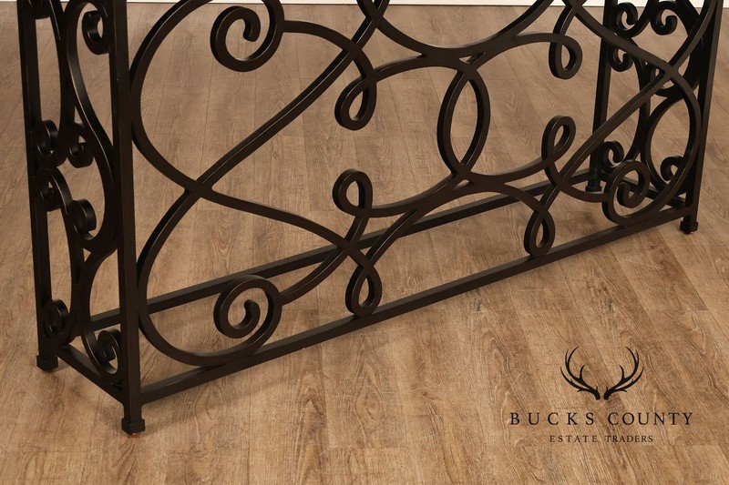 Jonathan Charles Artisan Collection Wrought Iron Console gallery